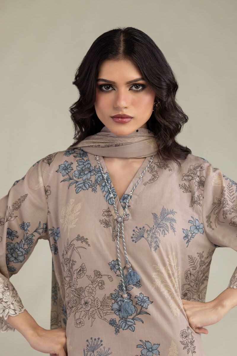 Floral Lawn Dupatta