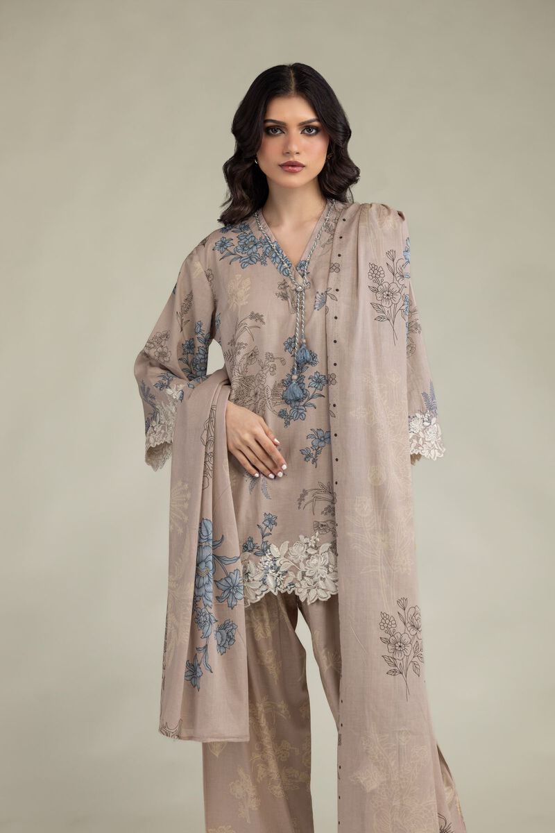 Floral Lawn Dupatta