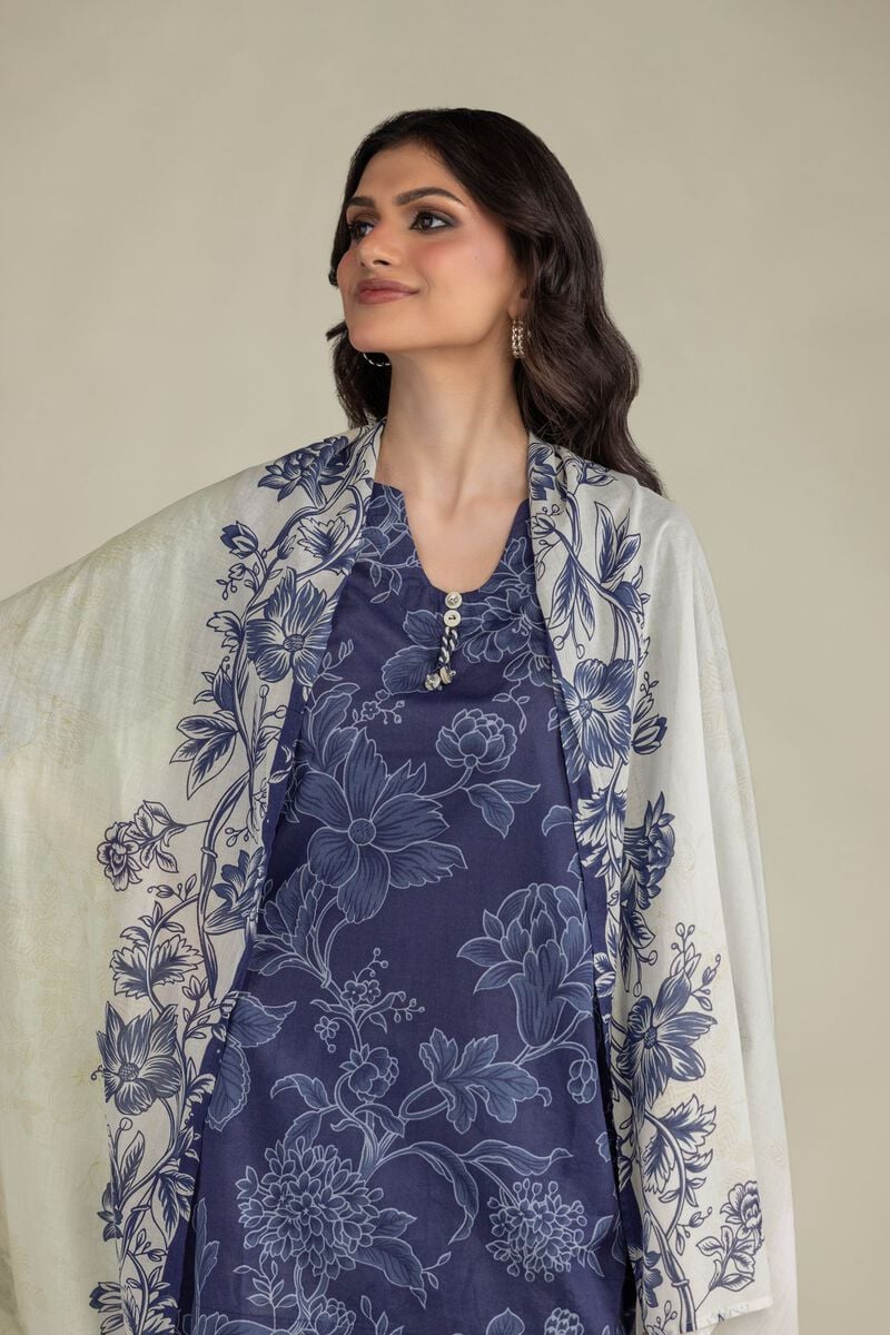 Lawn Floral Dupatta