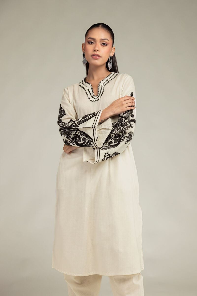 Floral Cotton Kurta