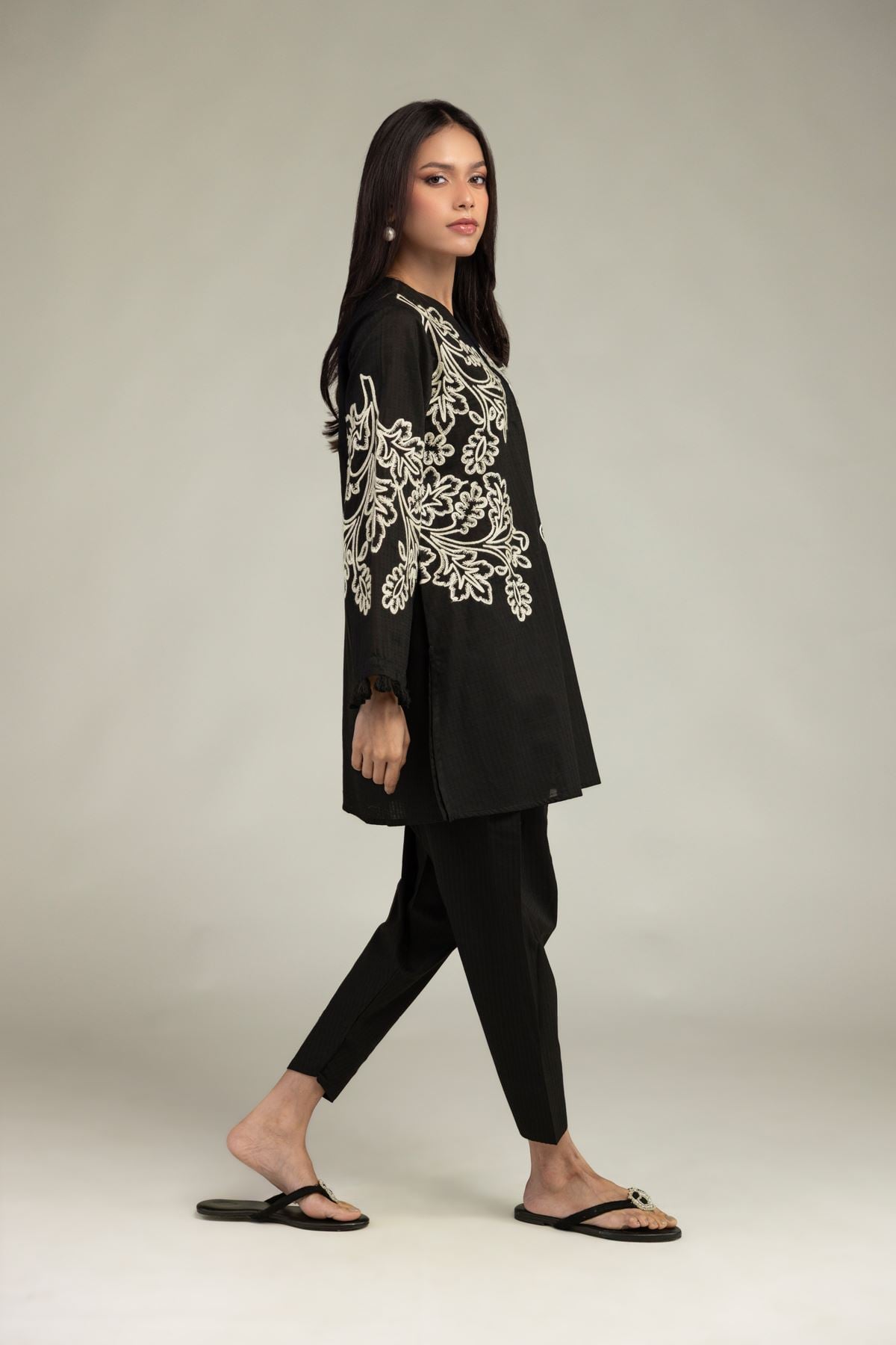 Black Cotton Shalwar