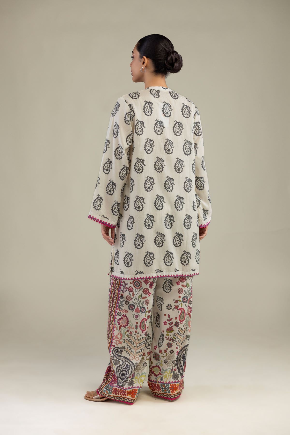Short Paisley Kurta