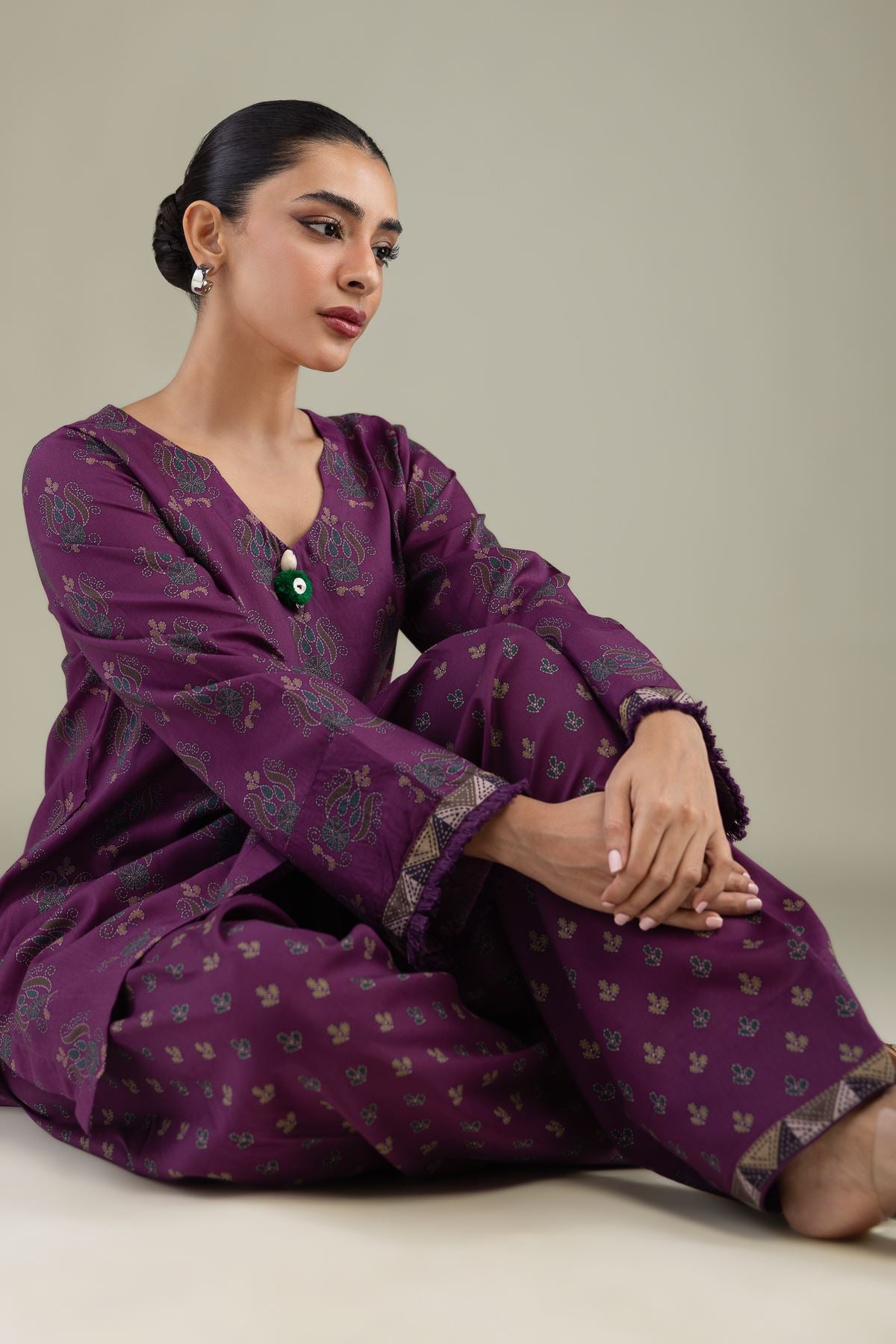 Short Printed Kurta