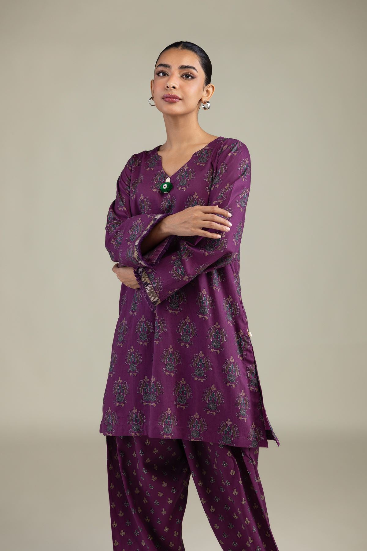 Short Printed Kurta