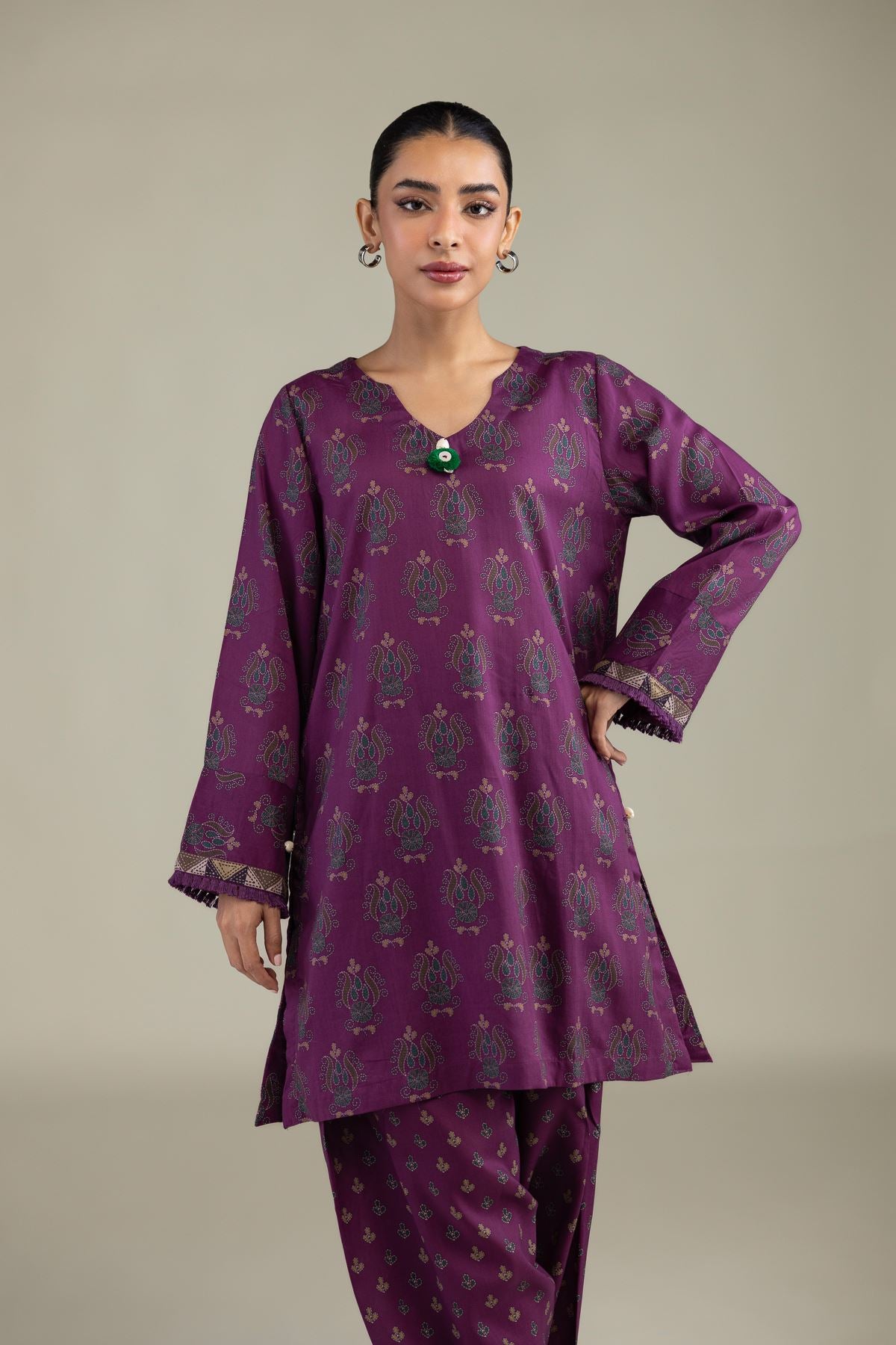 Short Printed Kurta