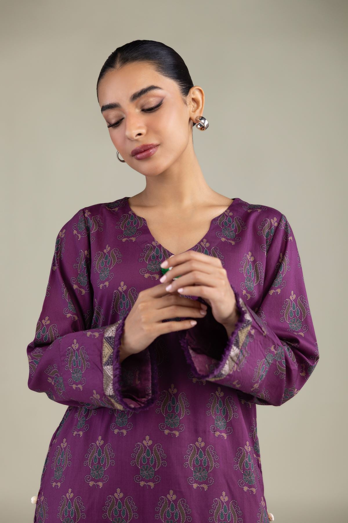 Short Printed Kurta