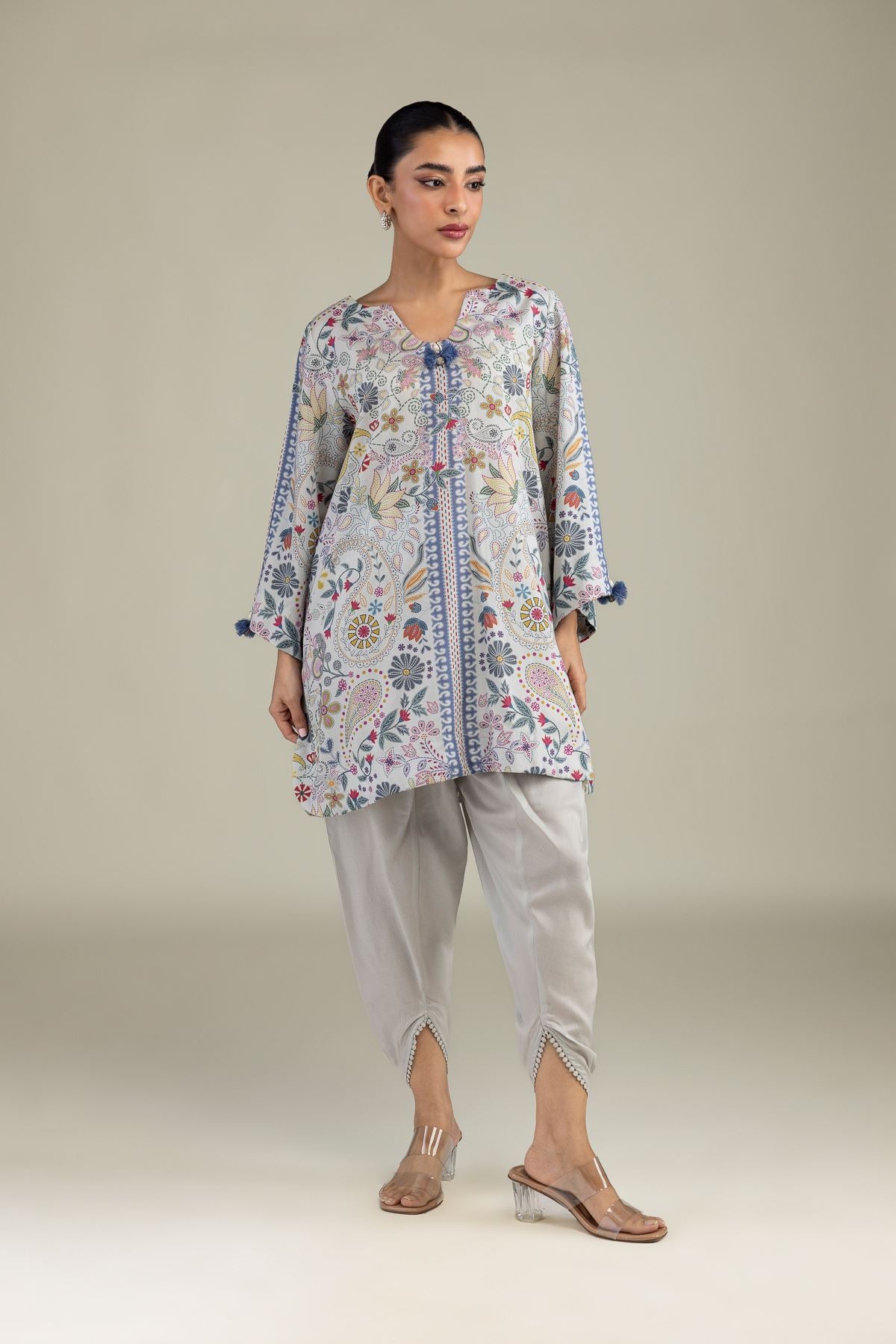 Printed Paisley Kurta