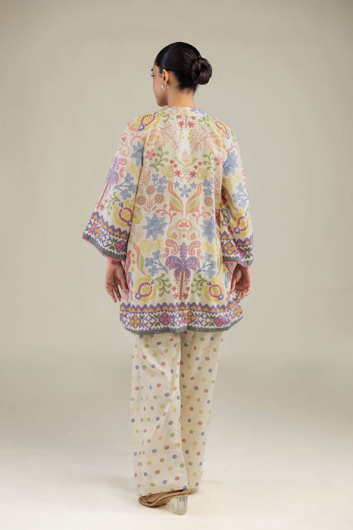 Short V-Neck Kurta