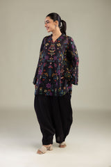 Solid Black Shalwar