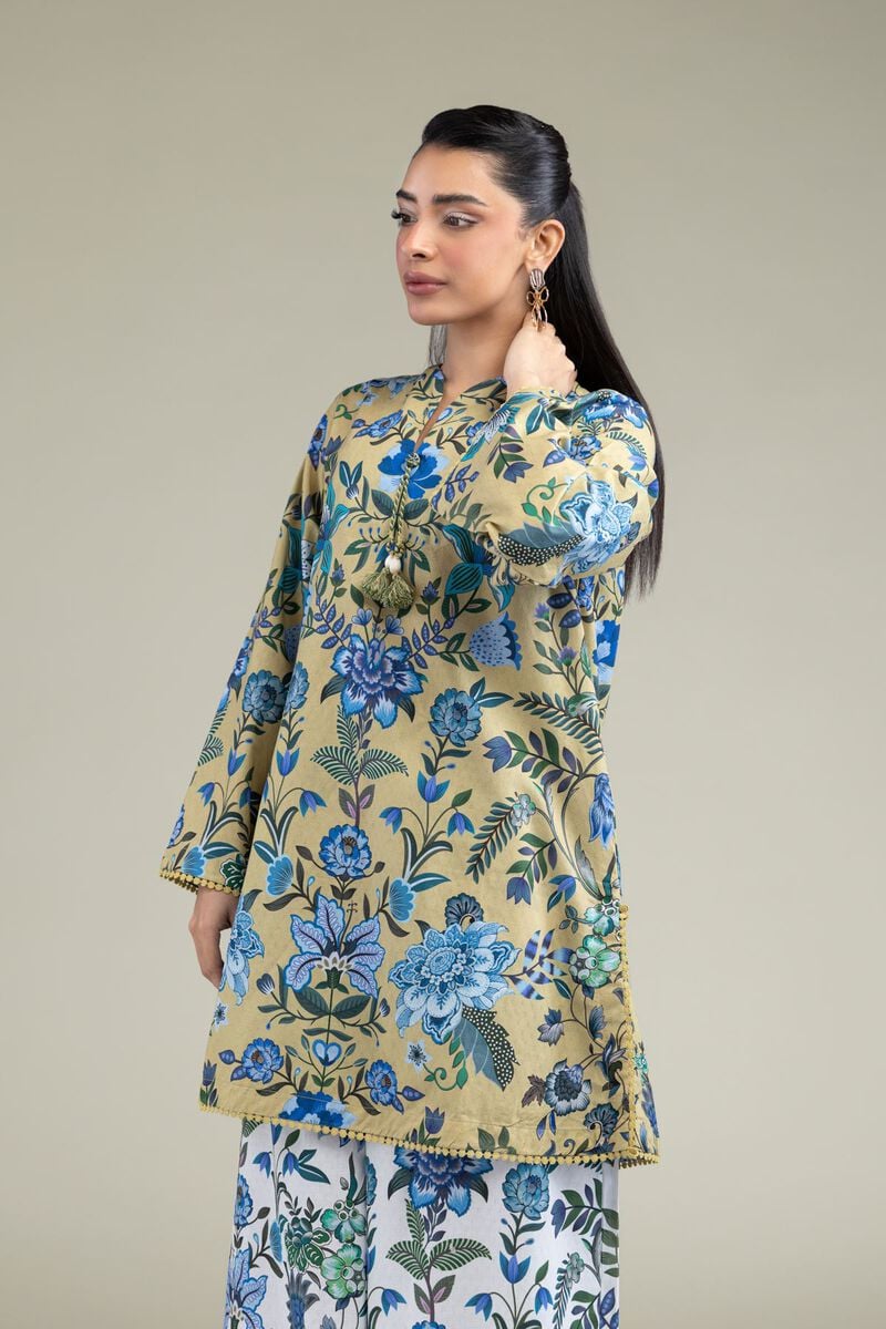 Floral Cotton Kurta