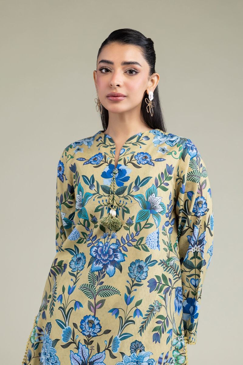Floral Cotton Kurta