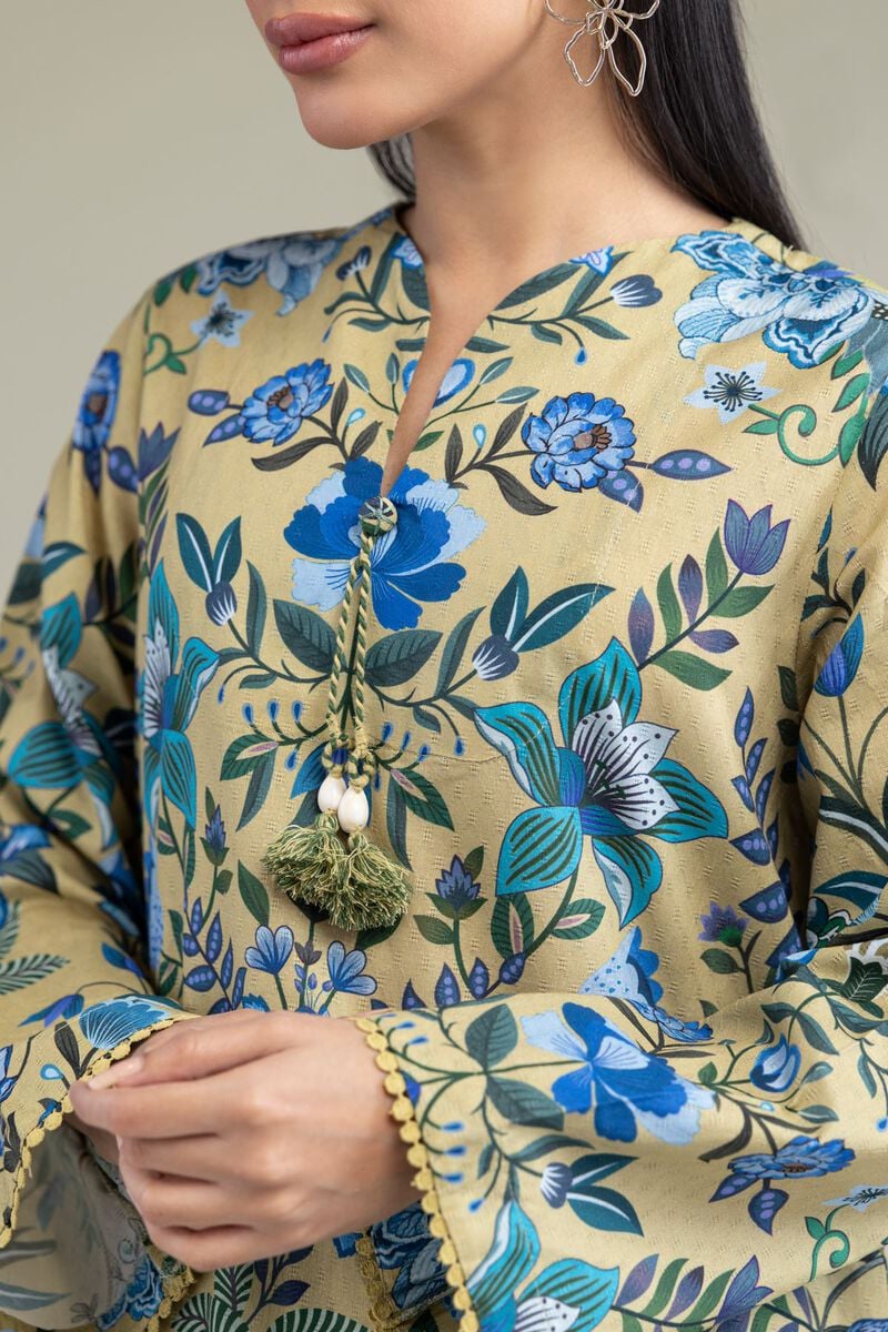 Floral Cotton Kurta