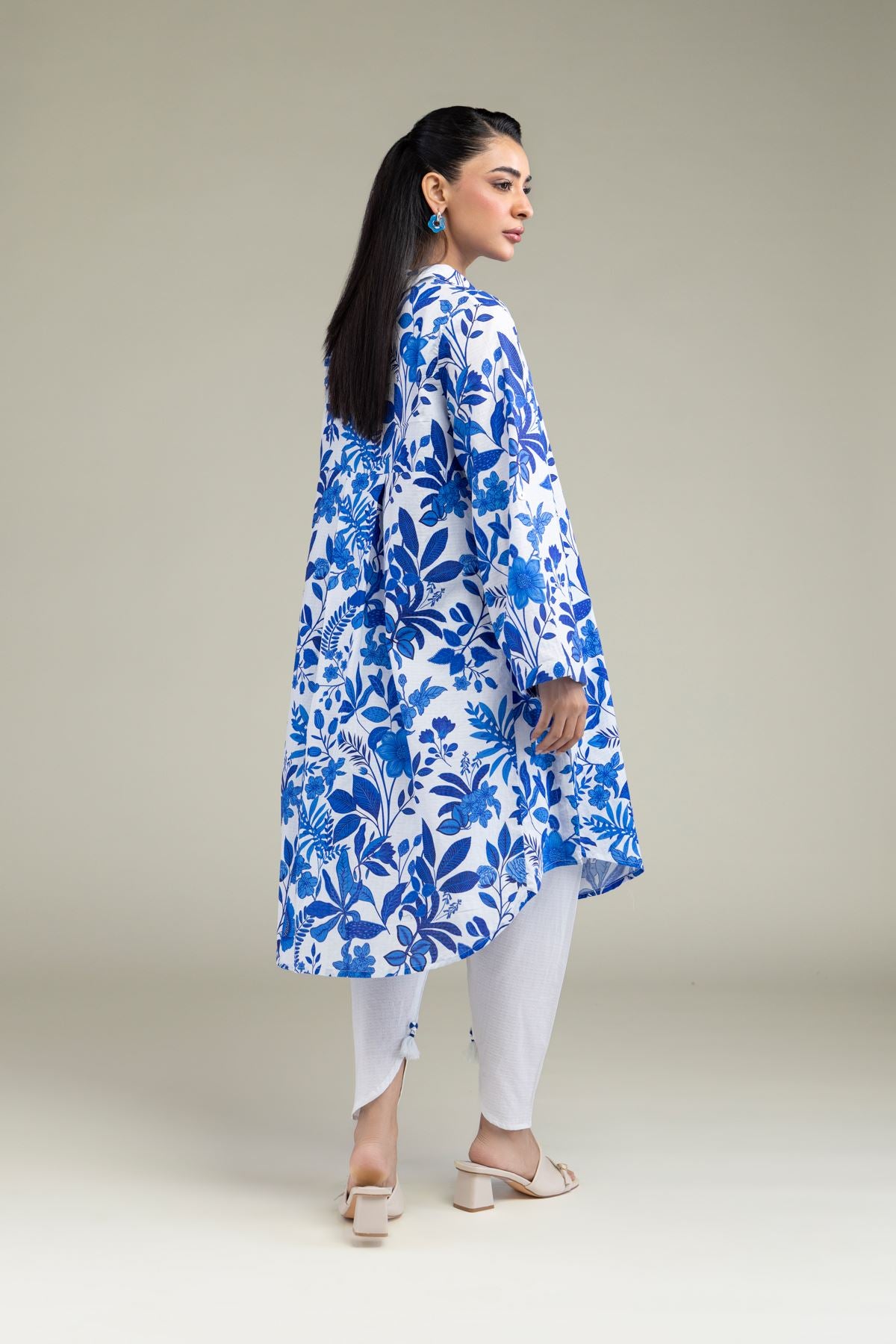 Floral Short Kurta