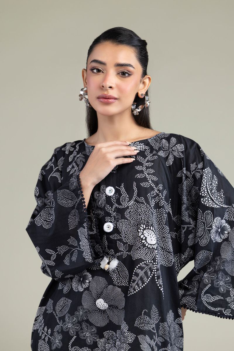 Black Longline Kurta