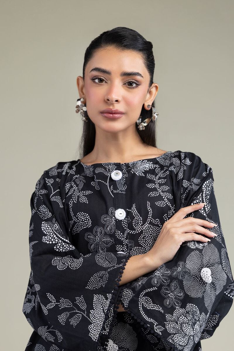 Black Longline Kurta