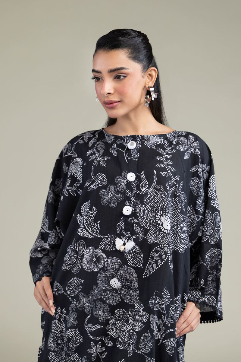 Black Longline Kurta