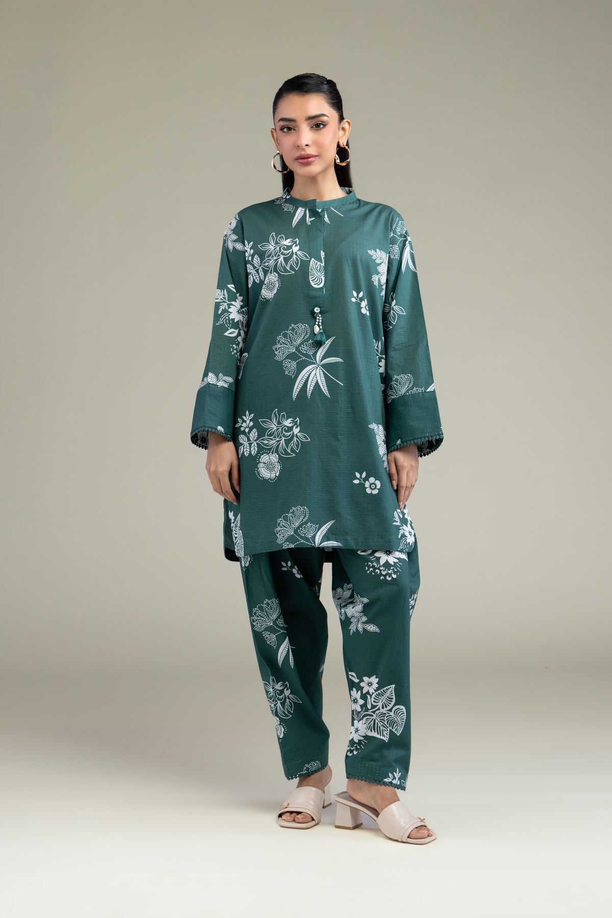 Floral Cotton Kurta
