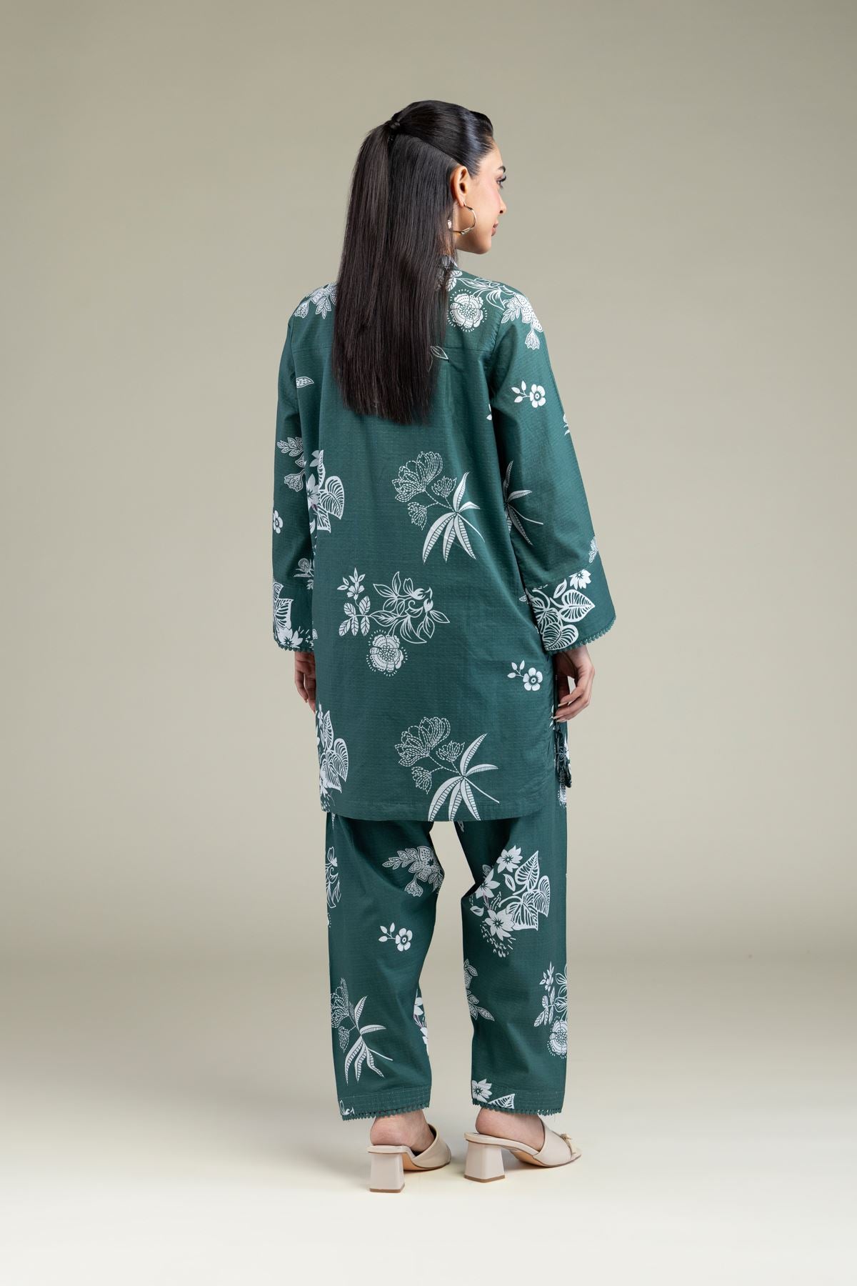 Floral Cotton Kurta