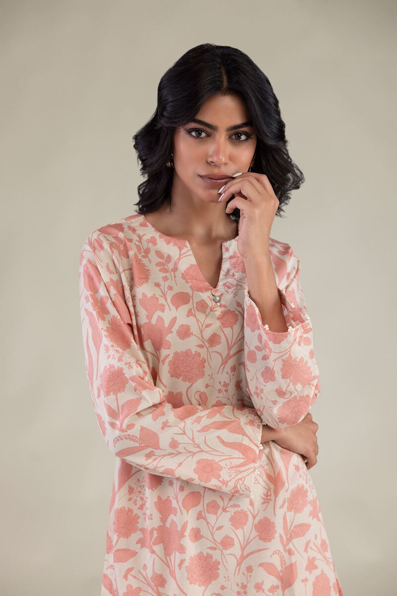 Floral Cambric Kurta
