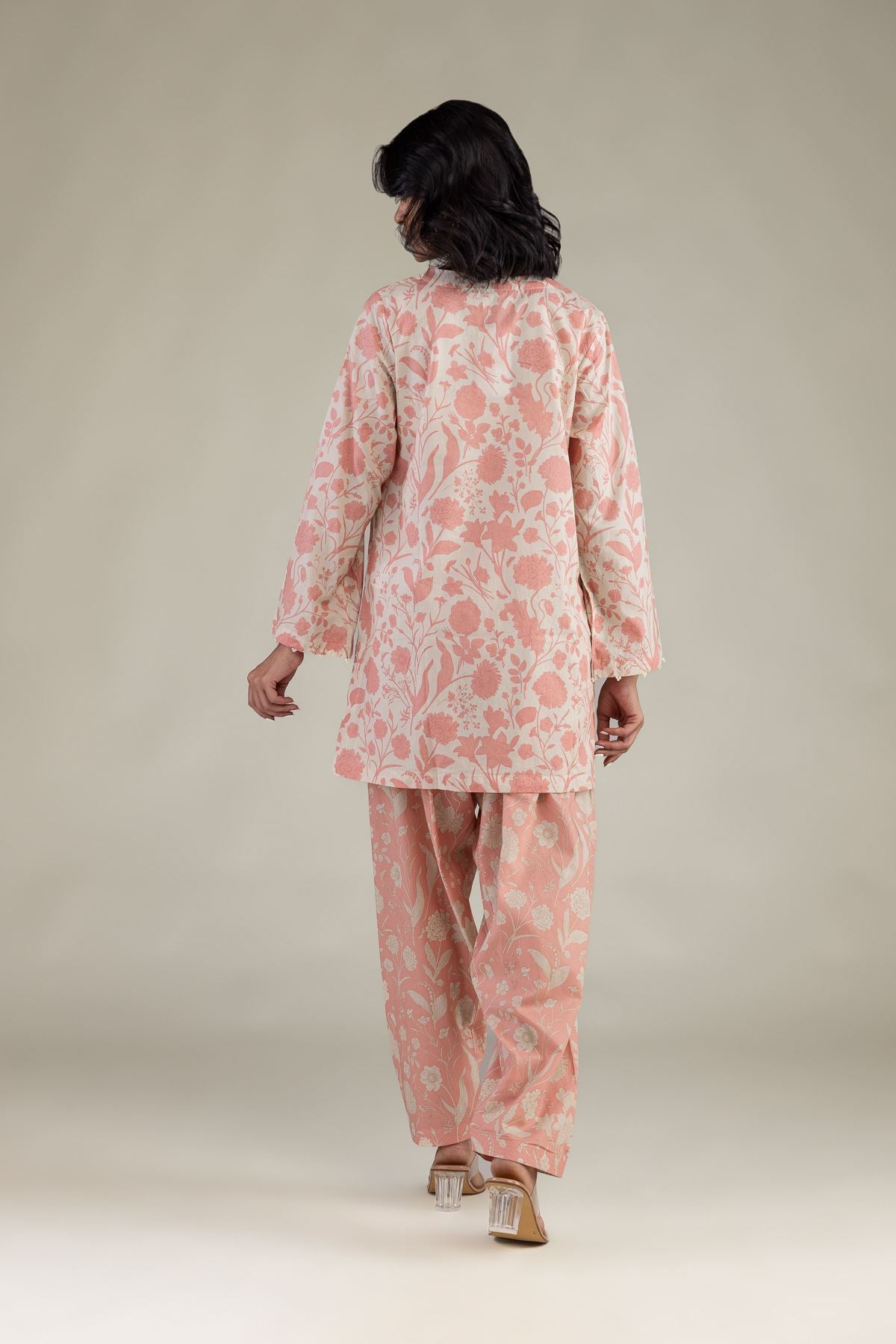 Floral Cambric Kurta