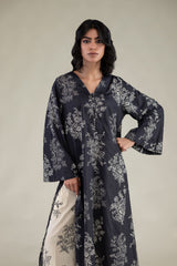 Floral V-Neck Kurta