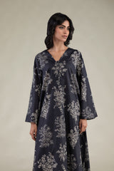 Floral V-Neck Kurta