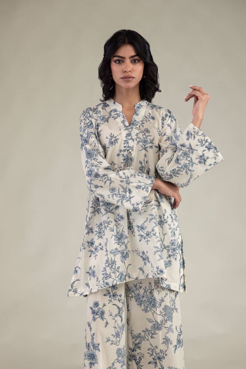 Short Floral Kurta 