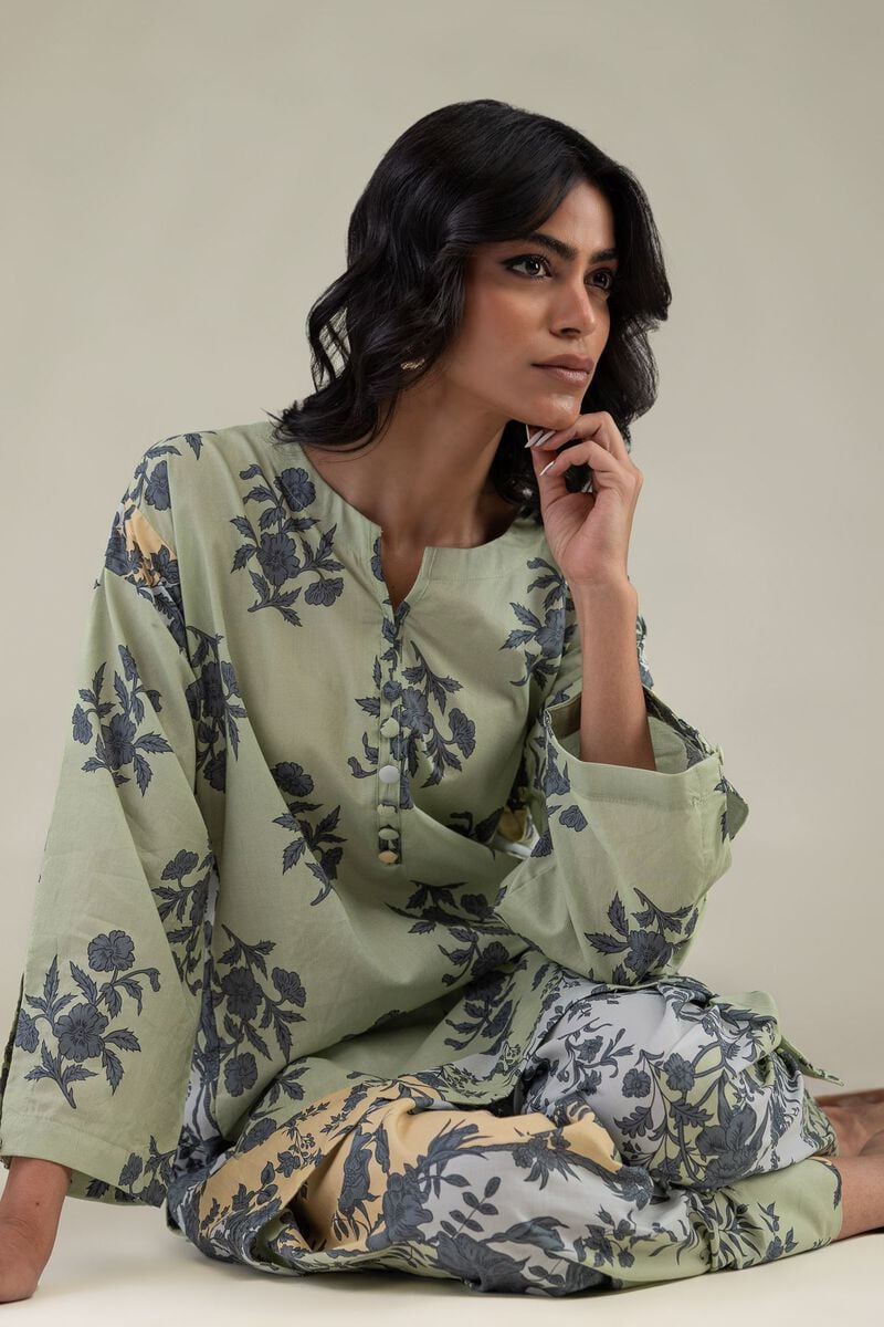 Floral Short Kurta