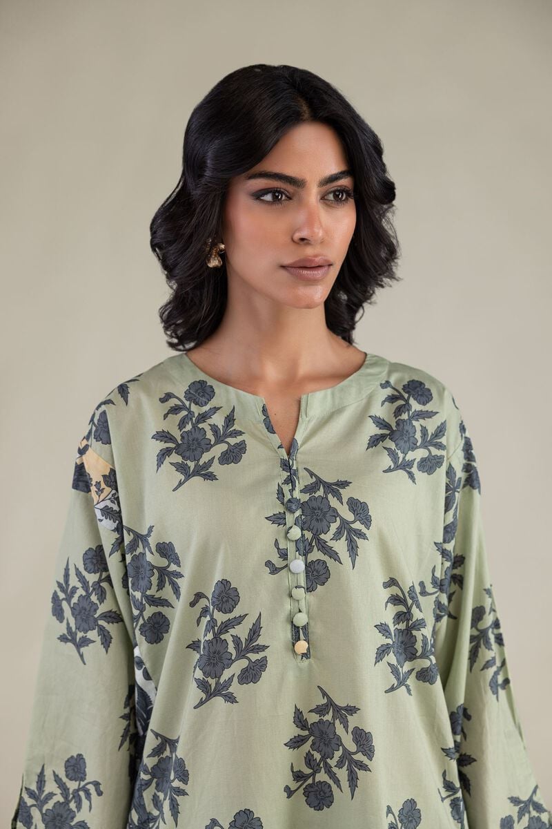 Floral Short Kurta