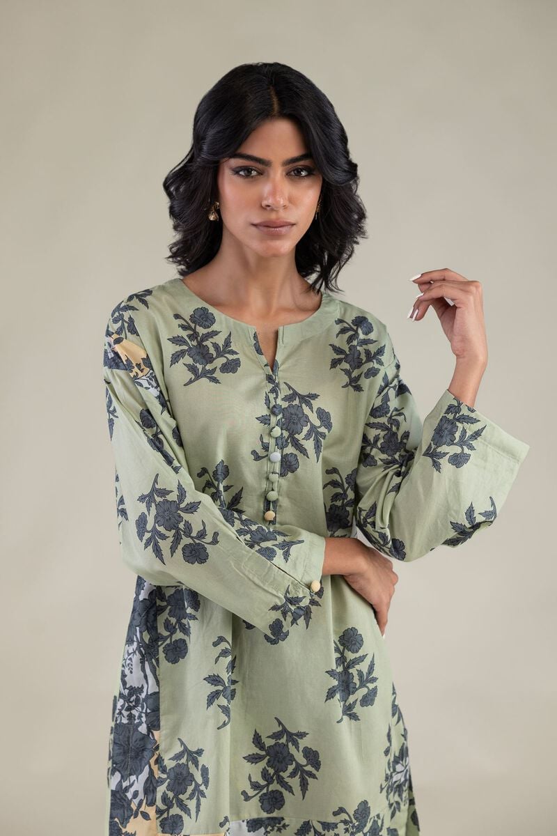 Floral Short Kurta