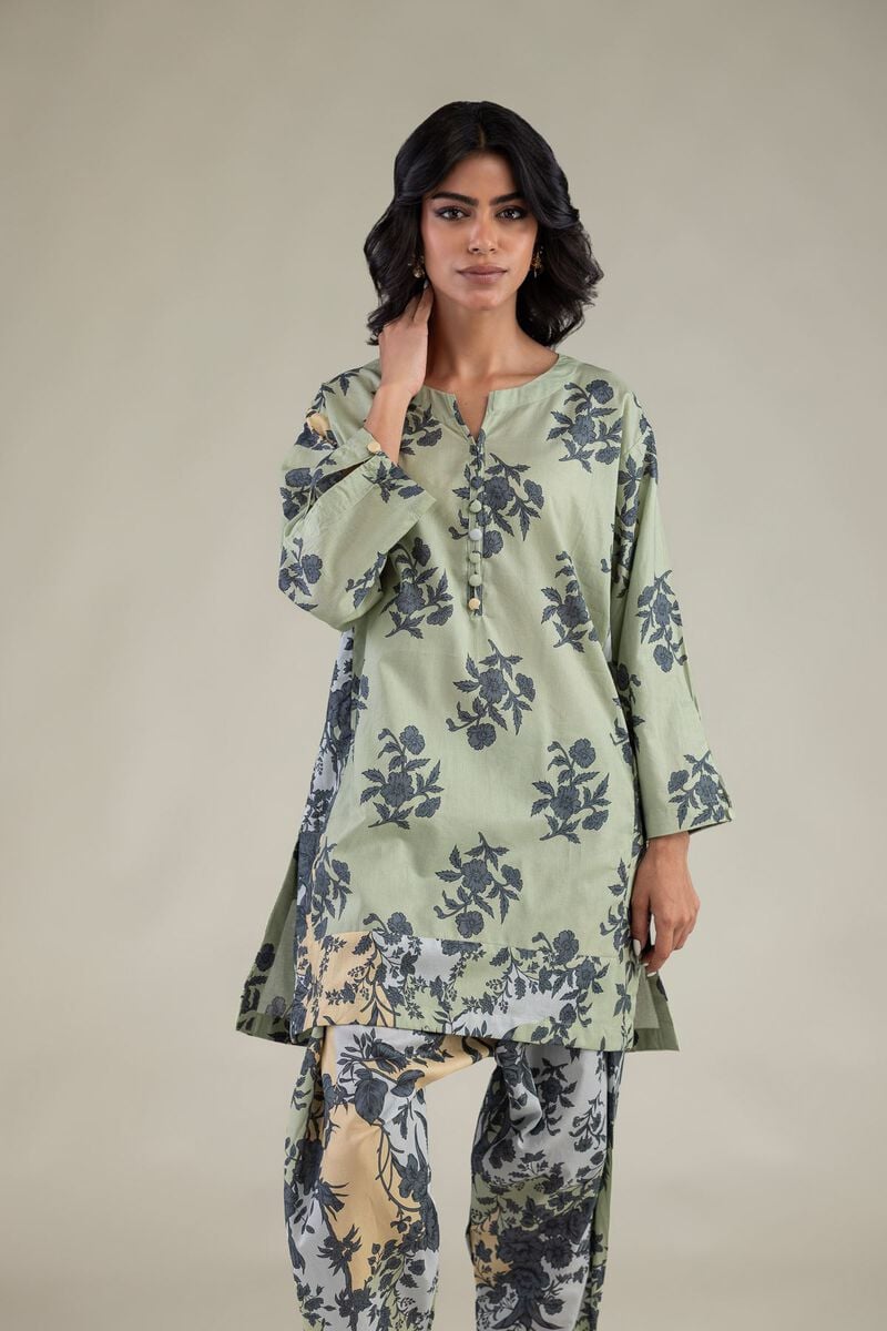 Floral Short Kurta
