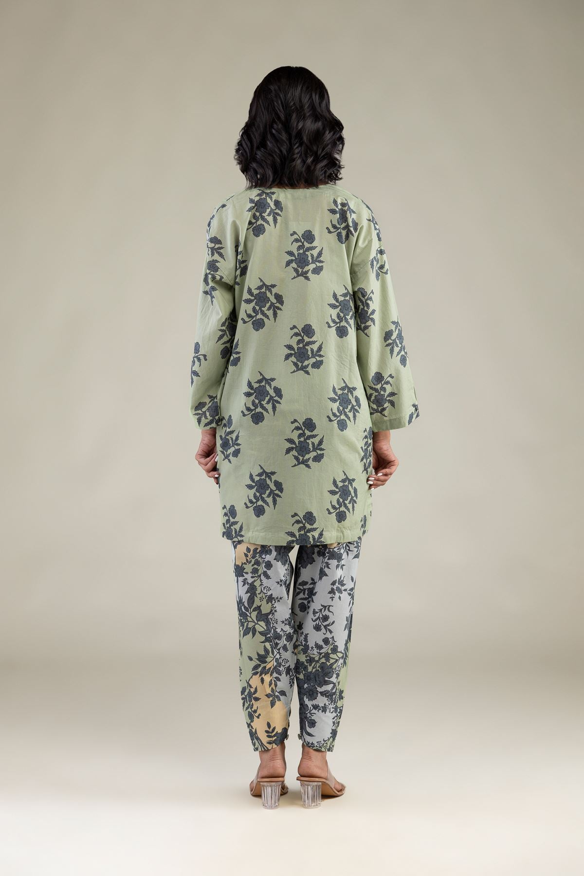Floral Short Kurta