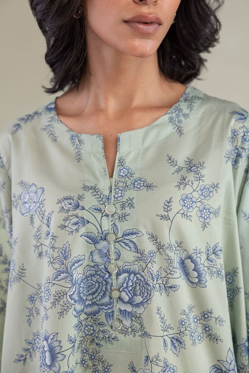 Mint Short Kurta