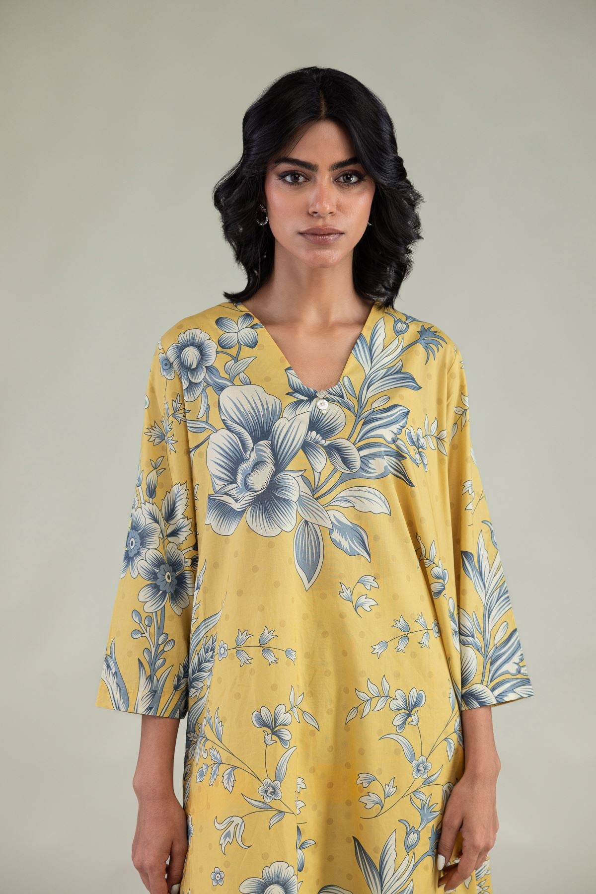 Floral Longline Kurta