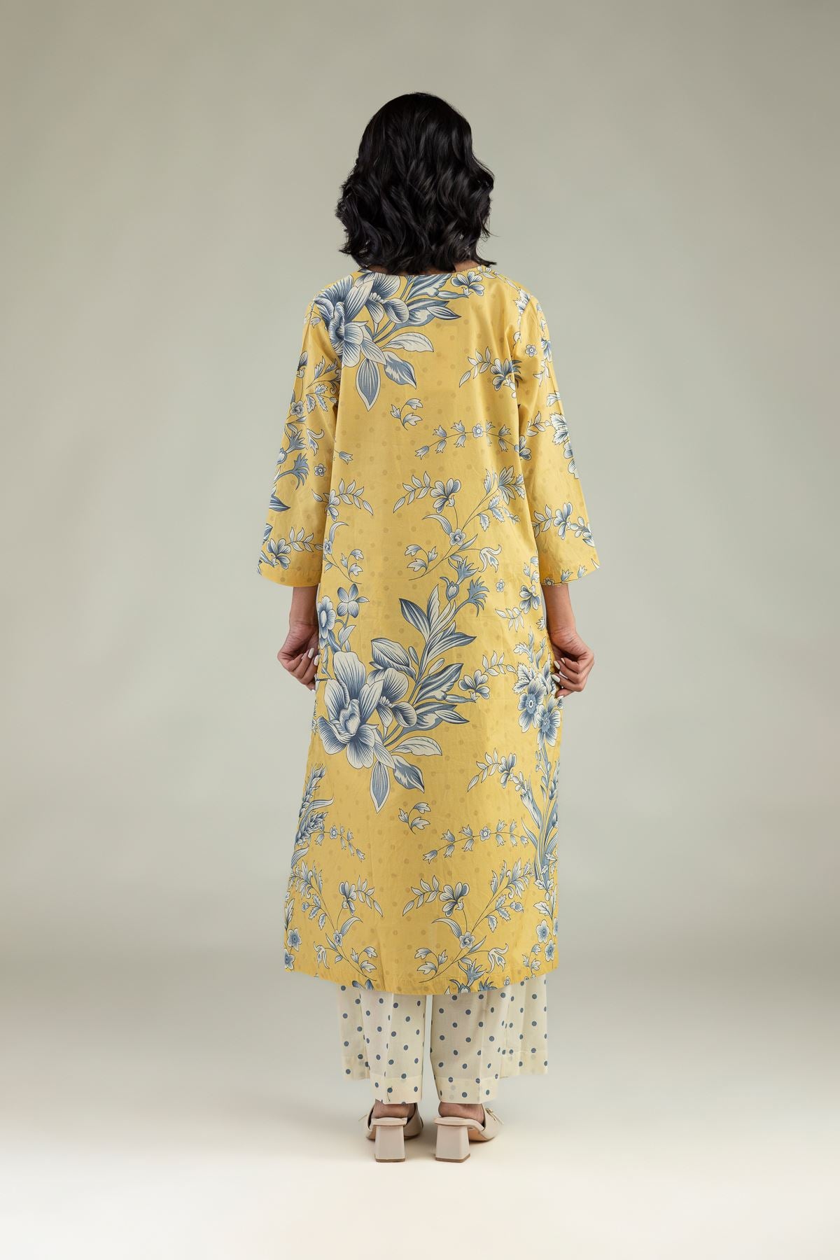 Floral Longline Kurta