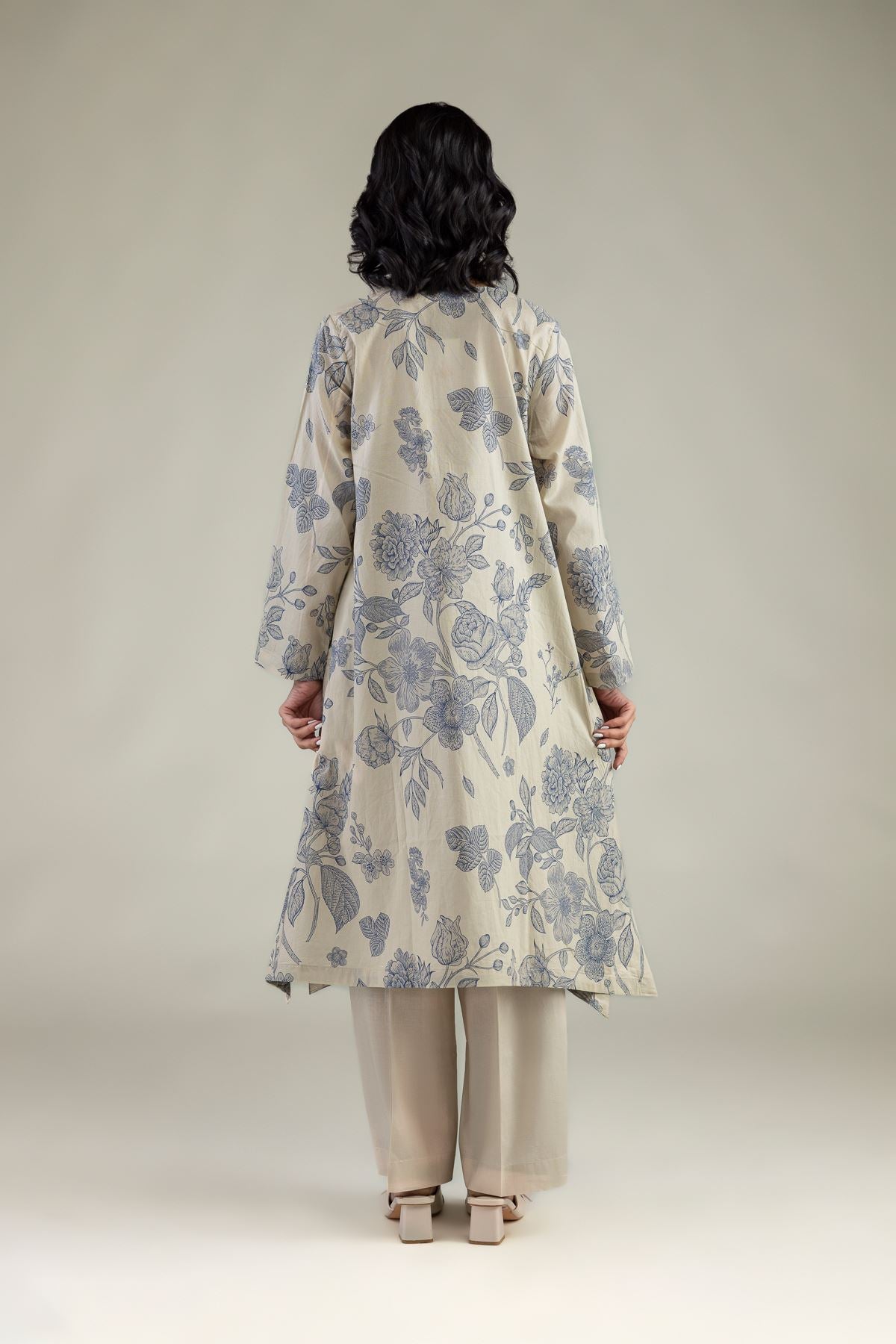 Floral Longline Kurta