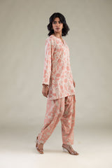 Floral Cambric Kurta
