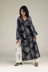 Floral V-Neck Kurta