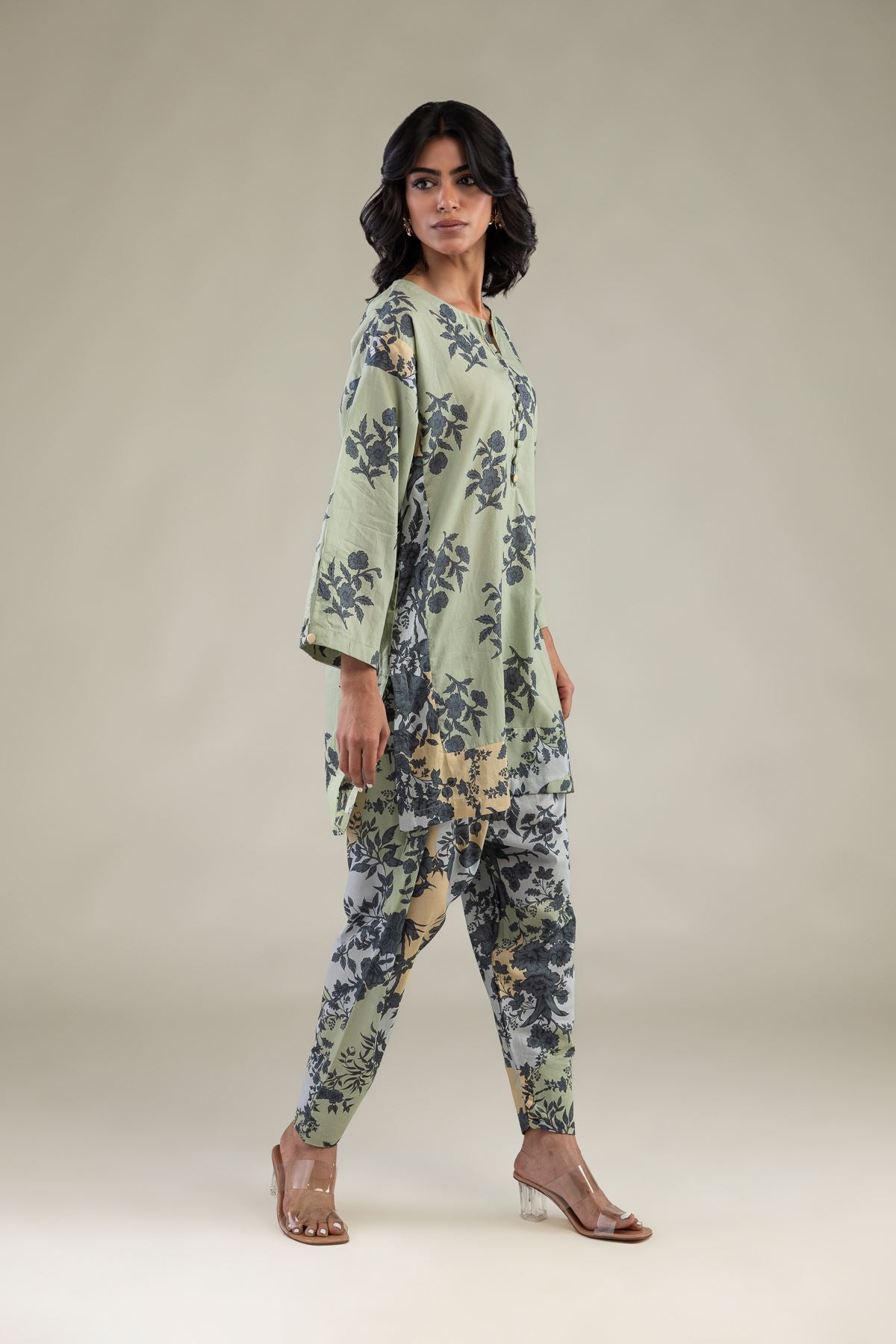 Floral Cambric Shalwar
