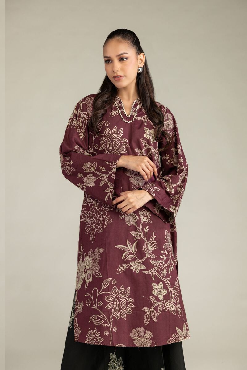 Cambric Floral Kurta