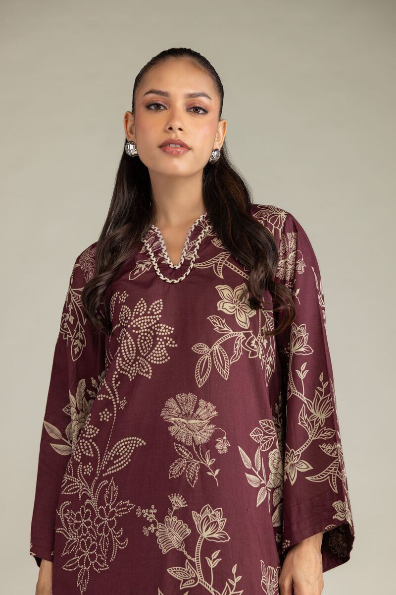 Cambric Floral Kurta