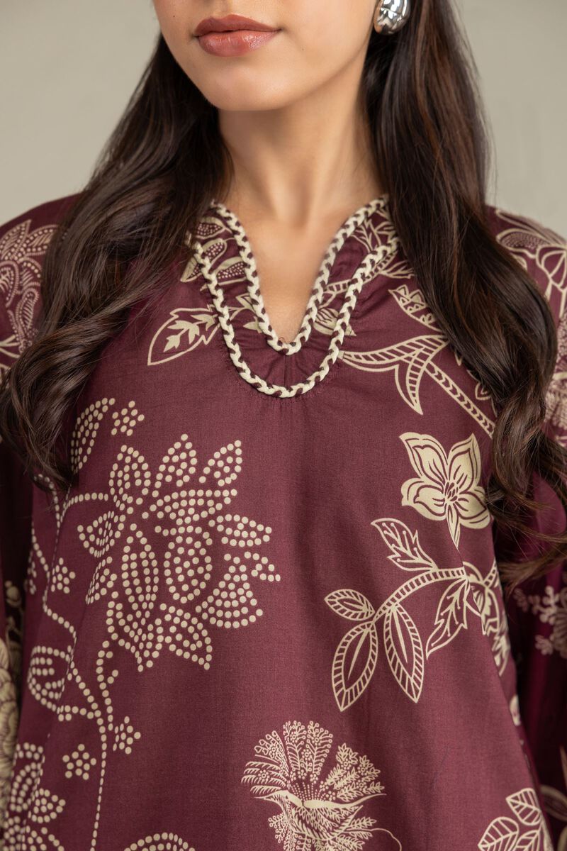 Cambric Floral Kurta