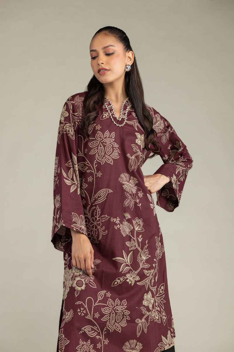 Cambric Floral Kurta