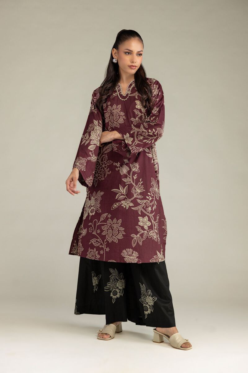 Cambric Floral Kurta