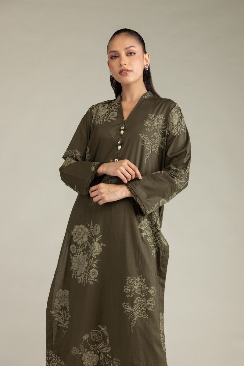 Longline Floral Kurta
