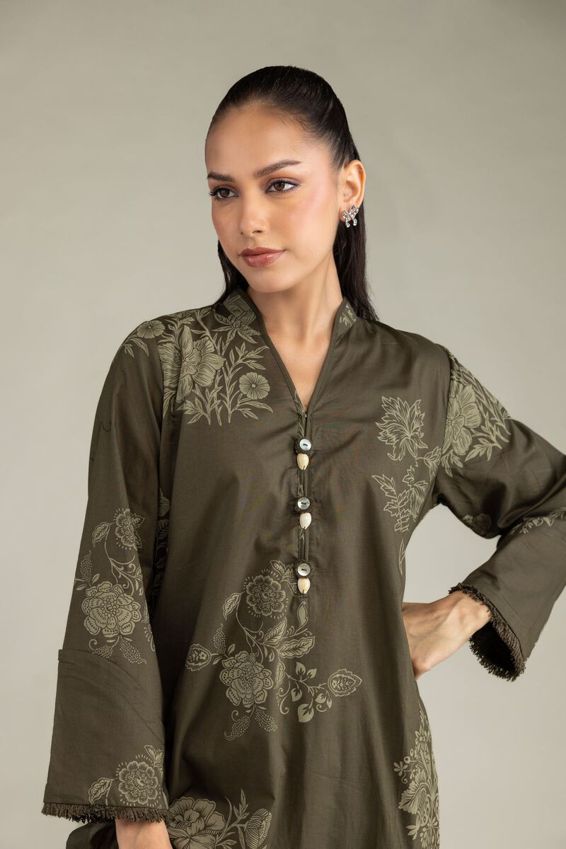 Longline Floral Kurta