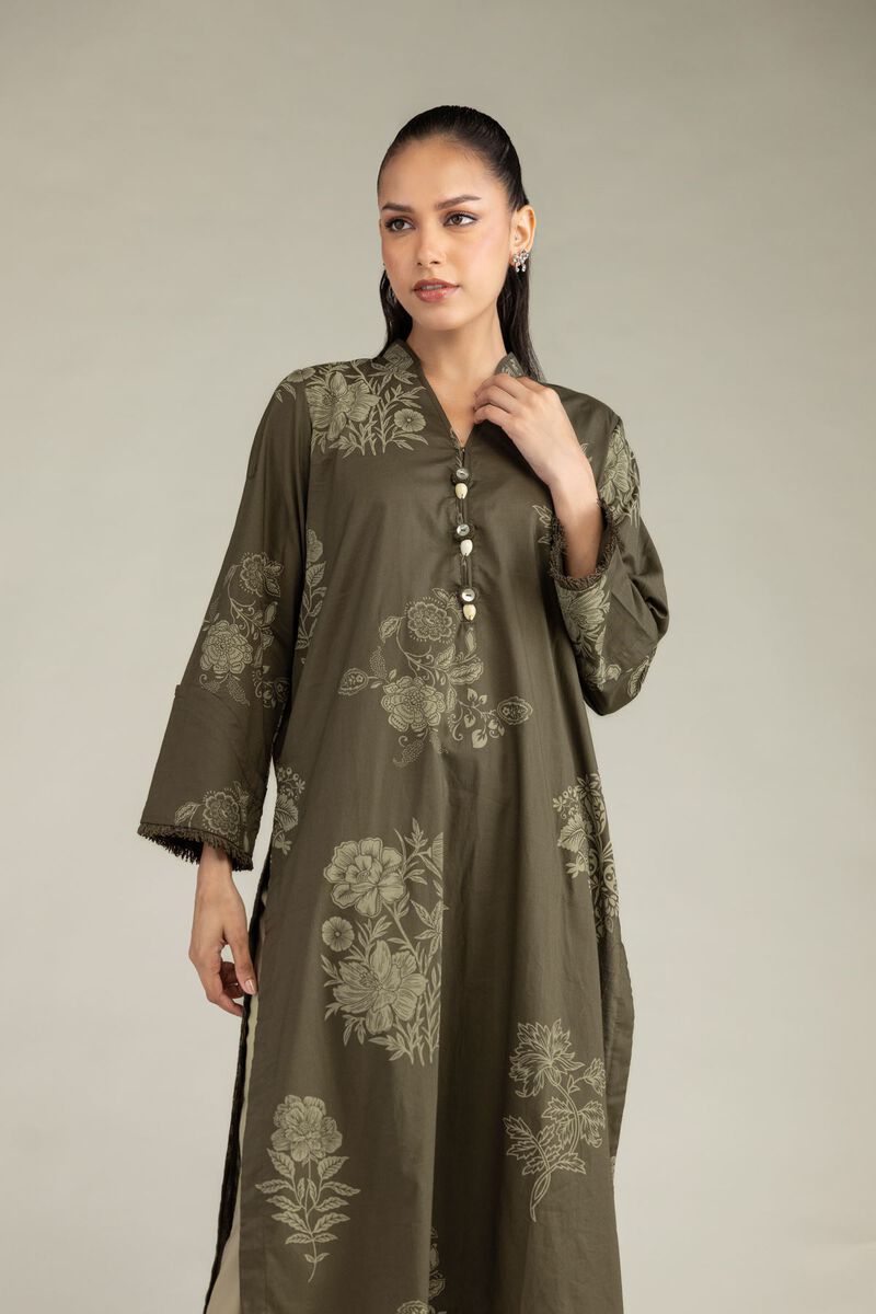 Longline Floral Kurta