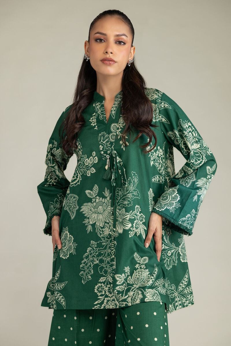 Green Cambric Kurta