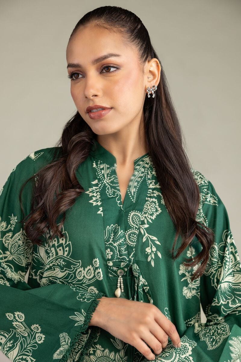 Green Cambric Kurta