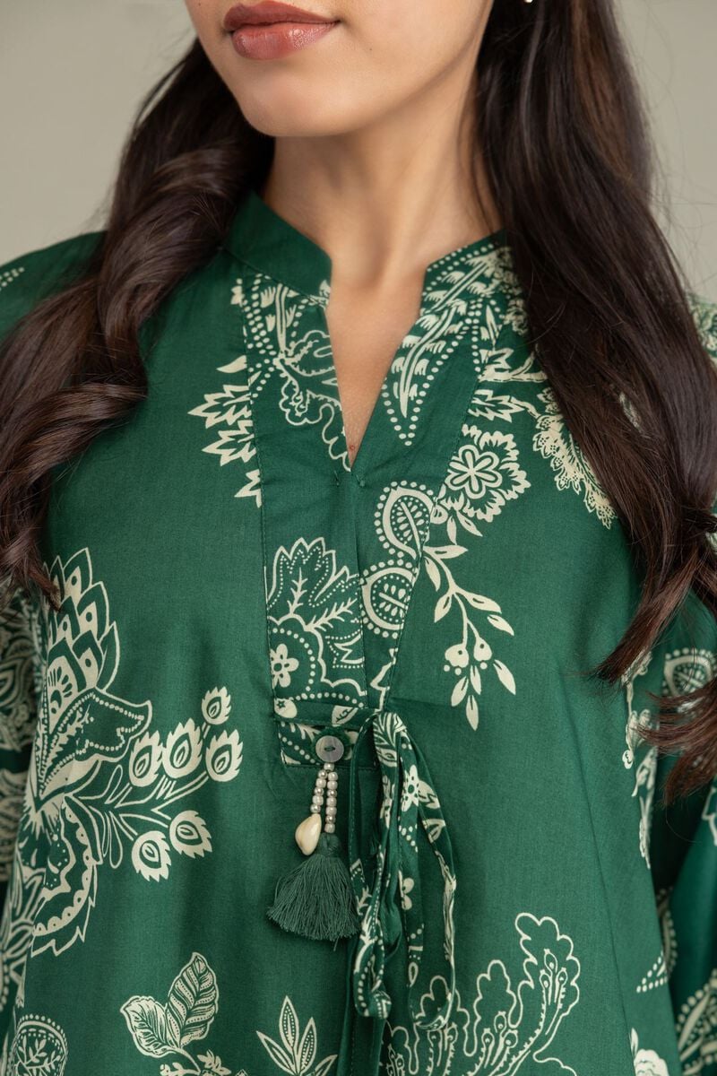 Green Cambric Kurta